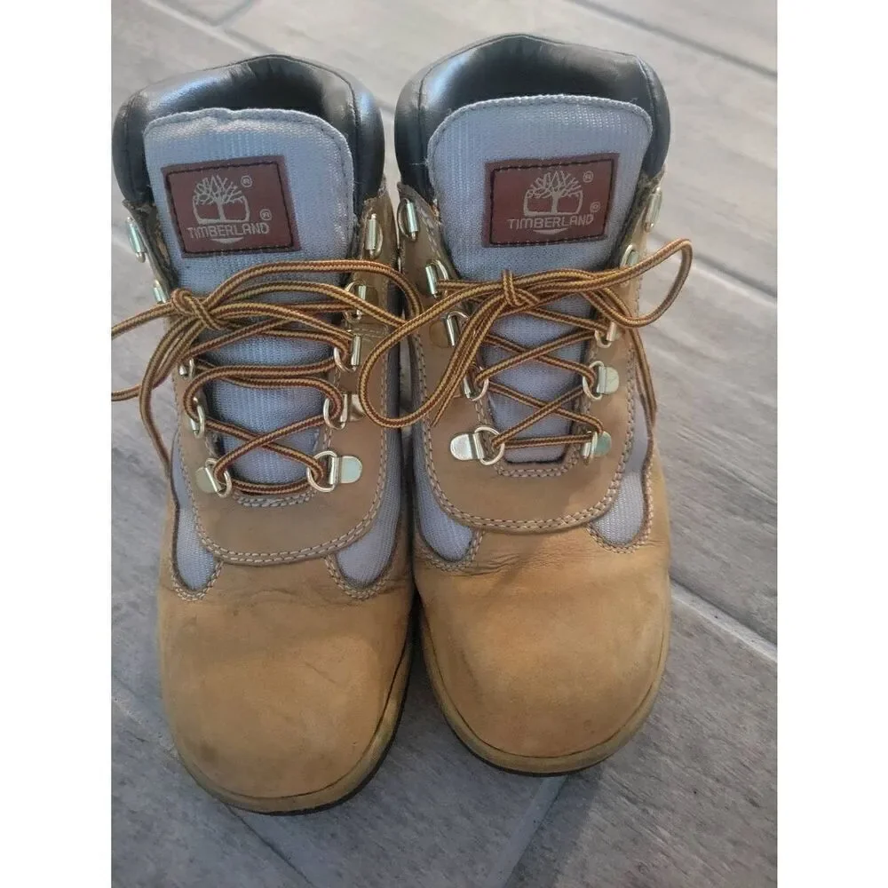 Timberland Youth Field Boot Leather Tan‎ Brown Size 6